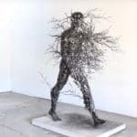 Mesmerizing Metal Sculptures of Disintegrating People Visualizes the Ephemerality of Beauty and Life
