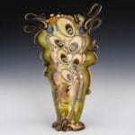 Fungi, Feathers, and Insects Spring from Carol Long’s Art Nouveau Vessels