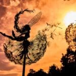 Incredible Wire Sculptures Merge the Magic of Fairies and Dandelions